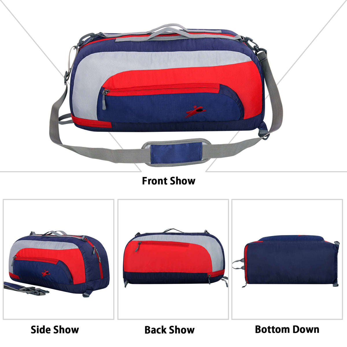 3-in-1 Gym Duffel Backpack with Detachable Shoulder Strap | Lightweight Sports & Travel Bag