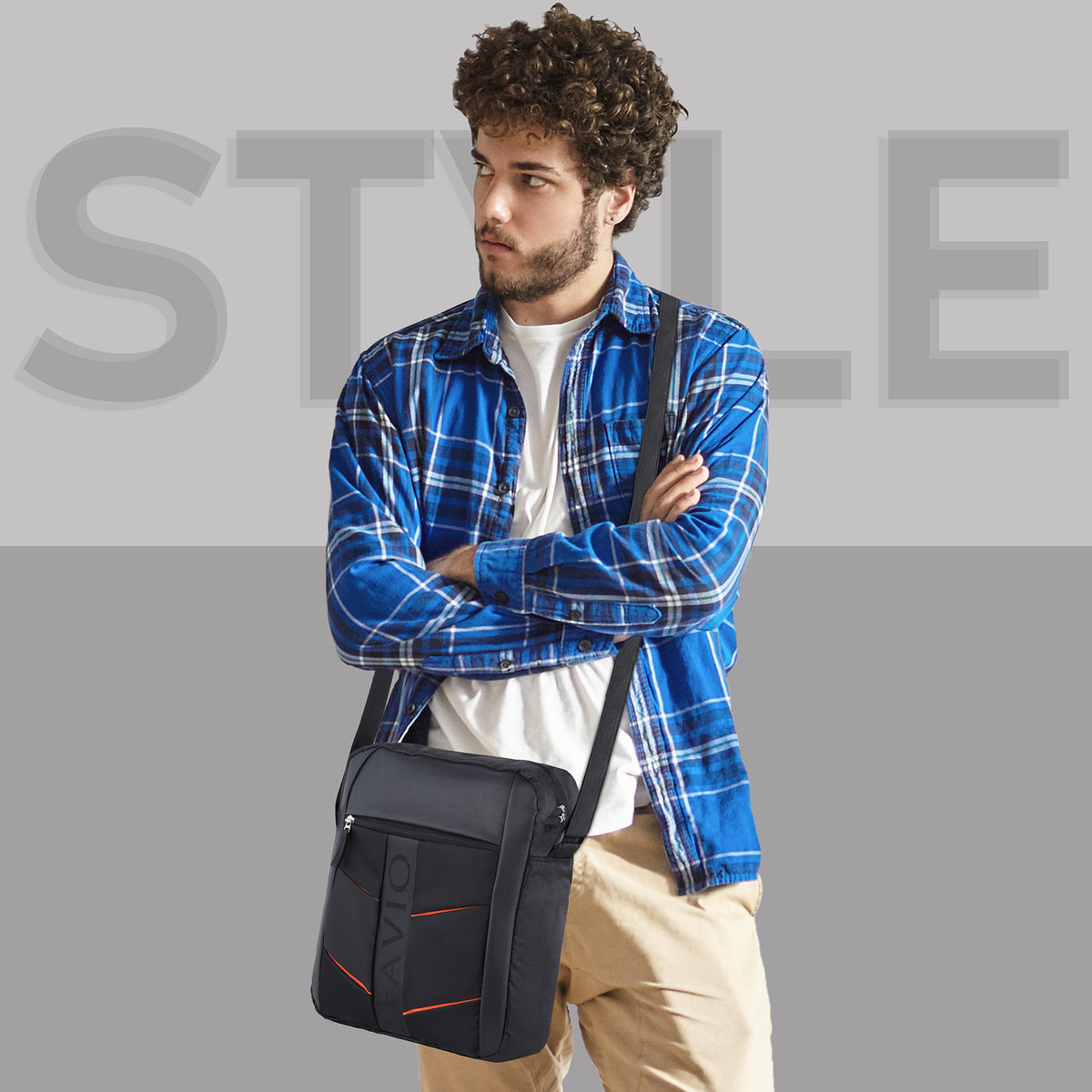 Men’s Shoulder Bag – Lightweight Messenger & Sling Bag