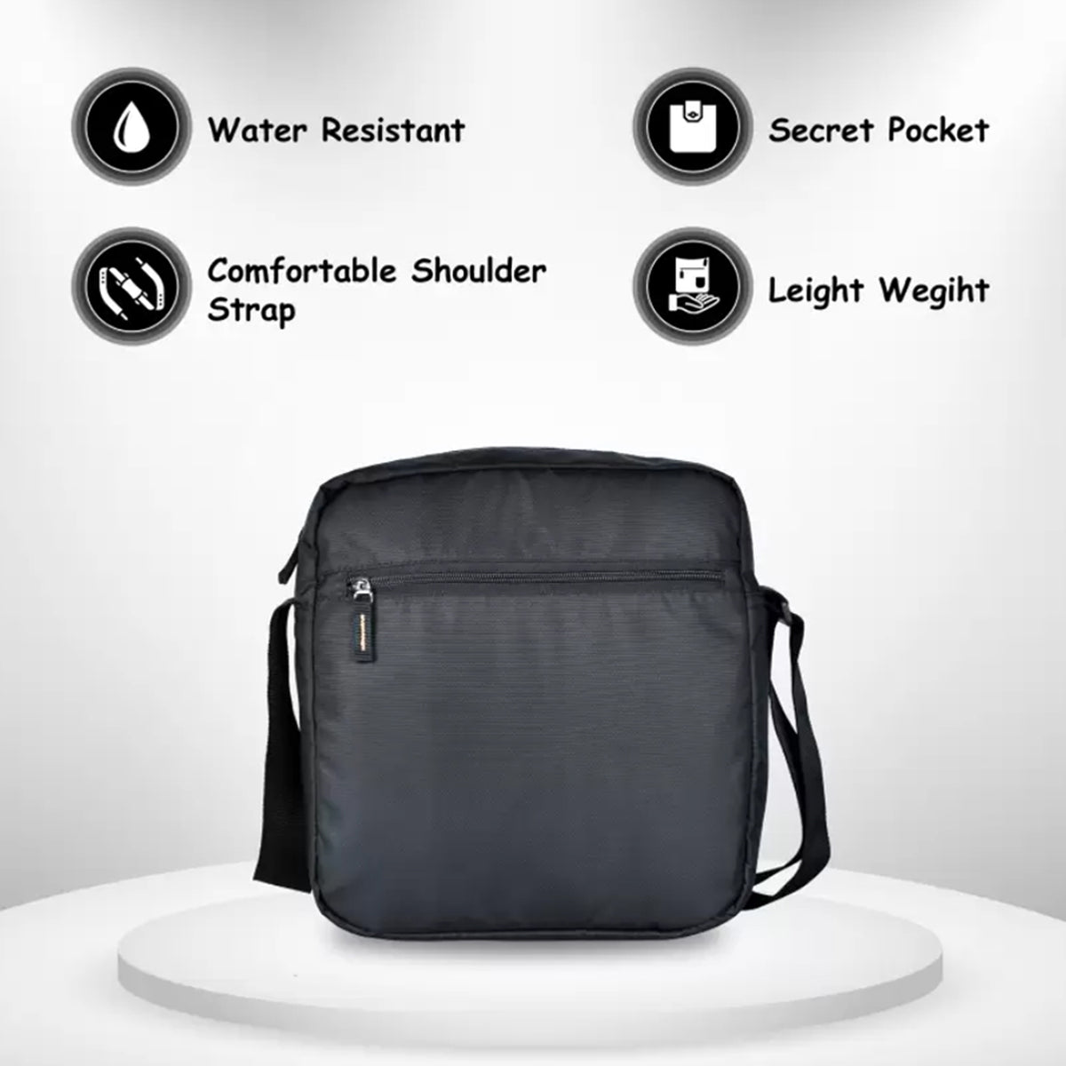 Men’s Shoulder Bag – Lightweight Messenger & Sling Bag