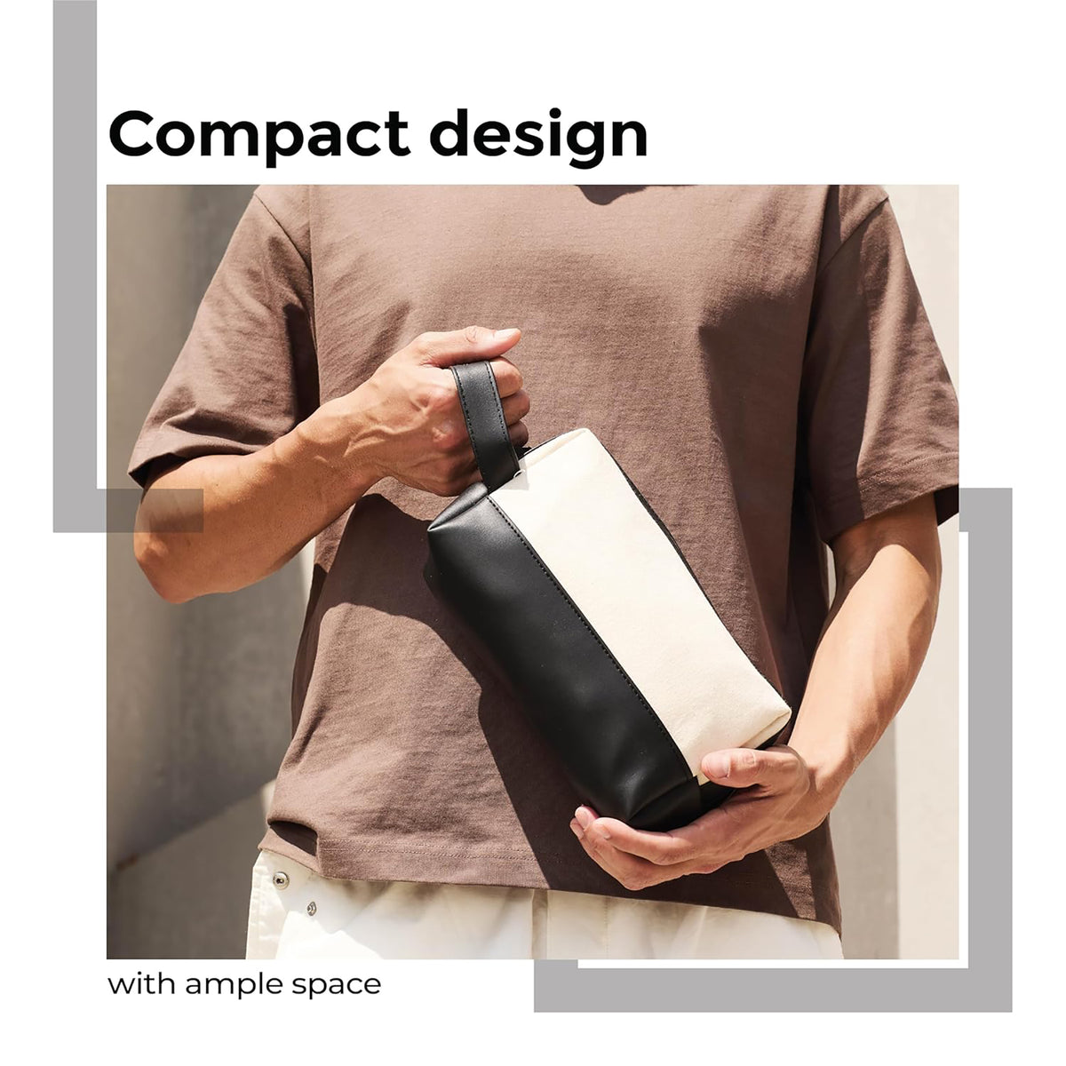 Premium Canvas Travel & Utility Pouch – Durable Canvas Toiletry & Grooming Kit